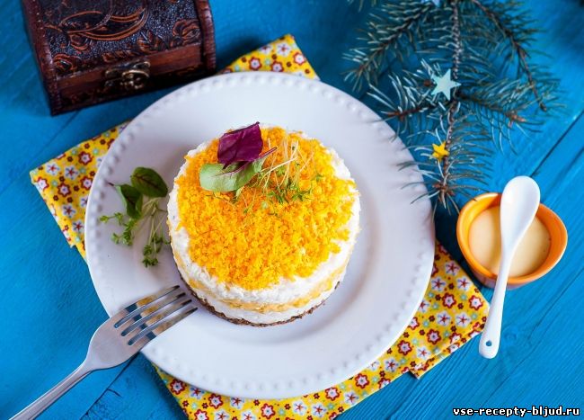 Рисовый салат с печенью Рисовый салат с печенью